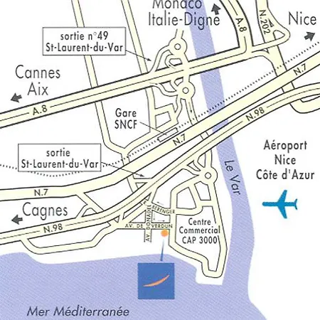 Novotel Aeroport Cap 3000 4* Saint-Laurent-du-Var